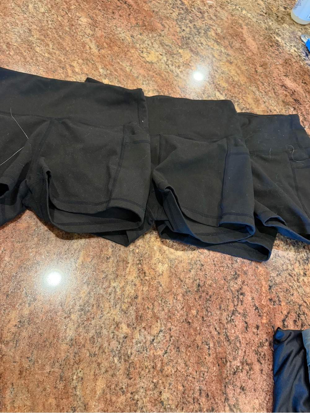 Black Women's Athletic Shorts - Comfortable High-Waist Performance